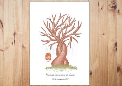 Arbol huellas comunion 4