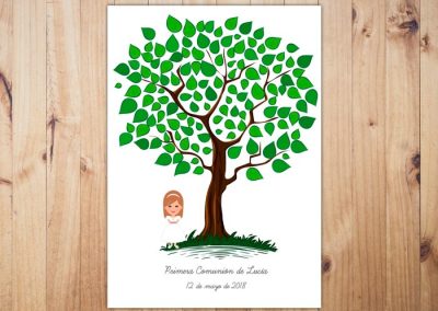 Arbol huellas comunion 1