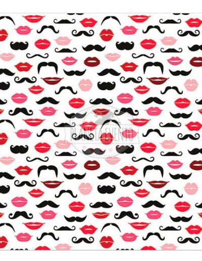 photocall labios bigotes
