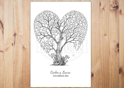 Árbol huellas árbol 3