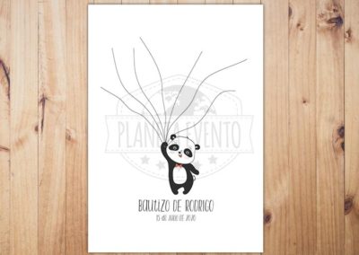 Árbol huellas Bautizo 2